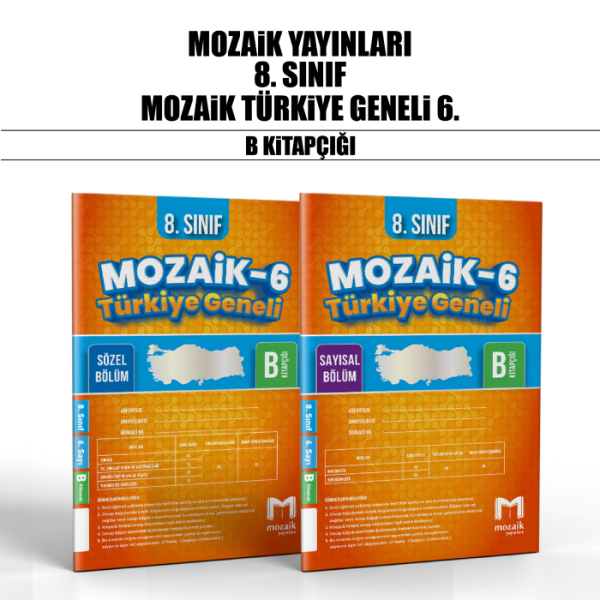 MOZAİK 08.SINIF TÜRKİYE GENELİ SAY/SÖZ 6-B -25-26